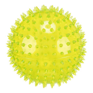Jucarie Pentru Caini, Minge Arici, Plutitoare,12 cm, Lime, 33652