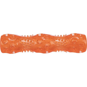 Jucarie Pentru Caini, Baston, TPR, Cu Sunet, 18 cm, Portocaliu, 33653