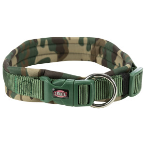 Zgarda Premium Captusita, Extra Lata, M-L: 42-48 cm/20 mm, Camuflaj/Verde Padure, 1988423