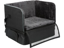 Scaun Auto Pentru Caini, 45x38x37 cm, Pana la 8 kg, Negru, 1322	