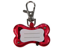 Flasher Cu Adresier, Forma De Os, 4.5x3 cm Rosu 1342