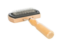 Perie Tesala Soft, Maner Lemn/Peri Metalici, 10x18 cm, 2300