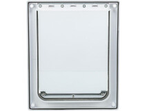 Usa Batanta Pentru Caini, 2-Way, S-M: 30x36 cm, Alb, 3878	