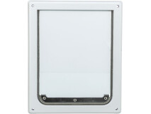 Usa Batanta Pentru Caini, 2-Way, S-M: 30x36 cm, Alb, 3878	