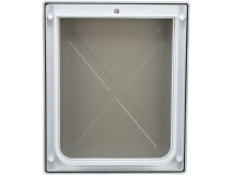 Usa Batanta Pentru Caini, 2-Way, S-M: 30x36 cm, Alb, 3878	