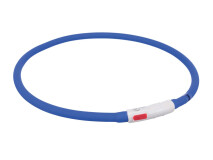 Zgarda Cu Led, Incarcare USB, XS-XL: 70 cm/10 mm, Albastru, 12642