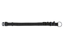 Zgarda Clasic, L-XL: 40-65 cm/25 mm, Negru, 14231