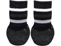 Sosete Pentru Caini, Cu Baza Anti-Alunecare Integrala, XL, 2 Buc, Negru, 19526	