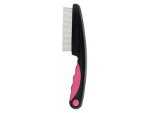 Pieptene Pentru Indepartare Purici/Praf, 15 cm, Roz/Negru, 23120