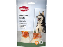 Recompense Pentru Caini, Denta Fun, Oase Innodate Cu Pui, 11 cm /2 buc/70 g 31322	