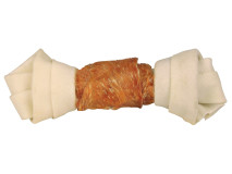 Recompensa Pentru Caini, Denta Fun, Os Innodat Cu Pui, 18 cm/120 g 31324	