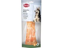 Recompensa Pentru Caini, Denta Fun, Os Presat Cu Pui, 20 cm/200 g 31345	