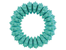 Jucarie Pentru Caini, Denta Fun, Inel, Aroma Menta, Cauciuc, 12 cm 33181