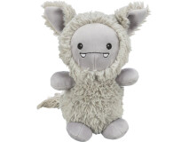 A(-15%) Jucarie Pentru Caini, Monstru, Plus/Sfoara, Cu Sunet, 32 cm, Gri, 34724