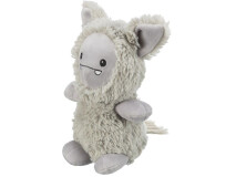 A(-15%) Jucarie Pentru Caini, Monstru, Plus/Sfoara, Cu Sunet, 32 cm, Gri, 34724