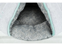 Culcus-Pestera Junior, 45x30x40 cm, Gri/Verde Menta, 38254