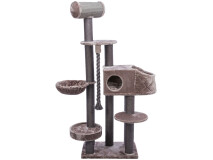 Ansamblu Cat Tree XXL Andres, 70x48x190 cm, Capuccino, 44713