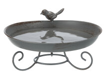 Adapator Exterior Pentru Pasari, Metal, 800 ml/22 cm, Gri, 55510