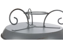 Adapator Exterior Pentru Pasari, Metal, 800 ml/22 cm, Gri, 55510