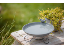 Adapator Exterior Pentru Pasari, Metal, 800 ml/22 cm, Gri, 55510