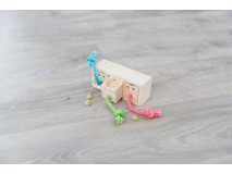 Jucarie De Strategie Pentru Rozatoare, Cub, Lemn, 15x5.5x6 cm, 62815	