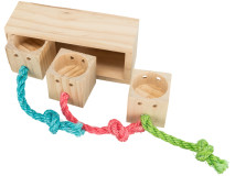 Jucarie De Strategie Pentru Rozatoare, Cub, Lemn, 15x5.5x6 cm, 62815	