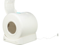 Litiera Cu Autocuratare Pentru Pisici, 51x56 x54 cm, Alb, 40050