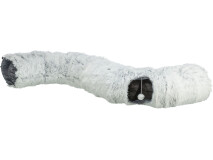 Tunel De Joaca Pentru Pisici, Cu 4 Intrari, Nailon, 3/22x50 cm, Gri Inchis/ Gri Deschis, 4305