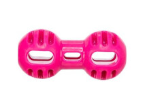 Jucarie Pentru Caini, Gantera, TPR, 11 cm, Roz, 33473