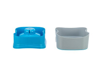 Castron Pentru Calatorie, Strong, Plastic, 21x11x21 cm, Gri/Petrol, 24601
