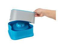 Castron Pentru Calatorie, Strong, Plastic, 21x11x21 cm, Gri/Petrol, 24601