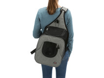 Geanta De Transport, Savina, Frontala, 30x33x26 cm, Pana la 10 kg, Negru/Gri, 28941