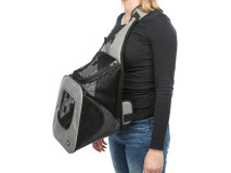 Geanta De Transport, Savina, Frontala, 30x33x26 cm, Pana la 10 kg, Negru/Gri, 28941