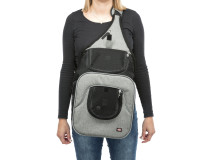 Geanta De Transport, Savina, Frontala, 30x33x26 cm, Pana la 10 kg, Negru/Gri, 28941
