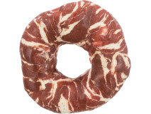 Recompensa Pentru Caini, Denta Fun, Inel Marmorat Cu Vita/Peste, 10 cm/110 g (10buc/Set)-Pret Bucata, 312281
