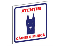 Pliant Pvc "Cainele Musca" 15 x 15 cm, Albastru-Rosu (Tip, 1)
