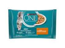Hrana Umeda One pentru Pisici, cu Pui si Mazare 4 x 85 g