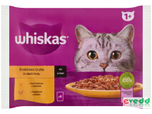 Hrana Umeda Pentru Pisici, Whiskas Adult, Selectii Din Carne De Pasare, 4x85 g