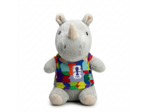 Jucarie Fifa 2026, Rhino Raymond, 27 cm, Gri, 99680621